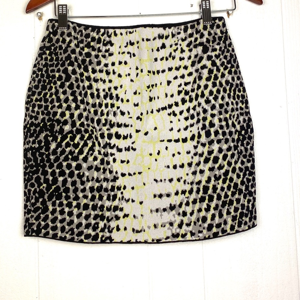 Rachel Roy Mini Skirt Stretch Sweater Knit Womens